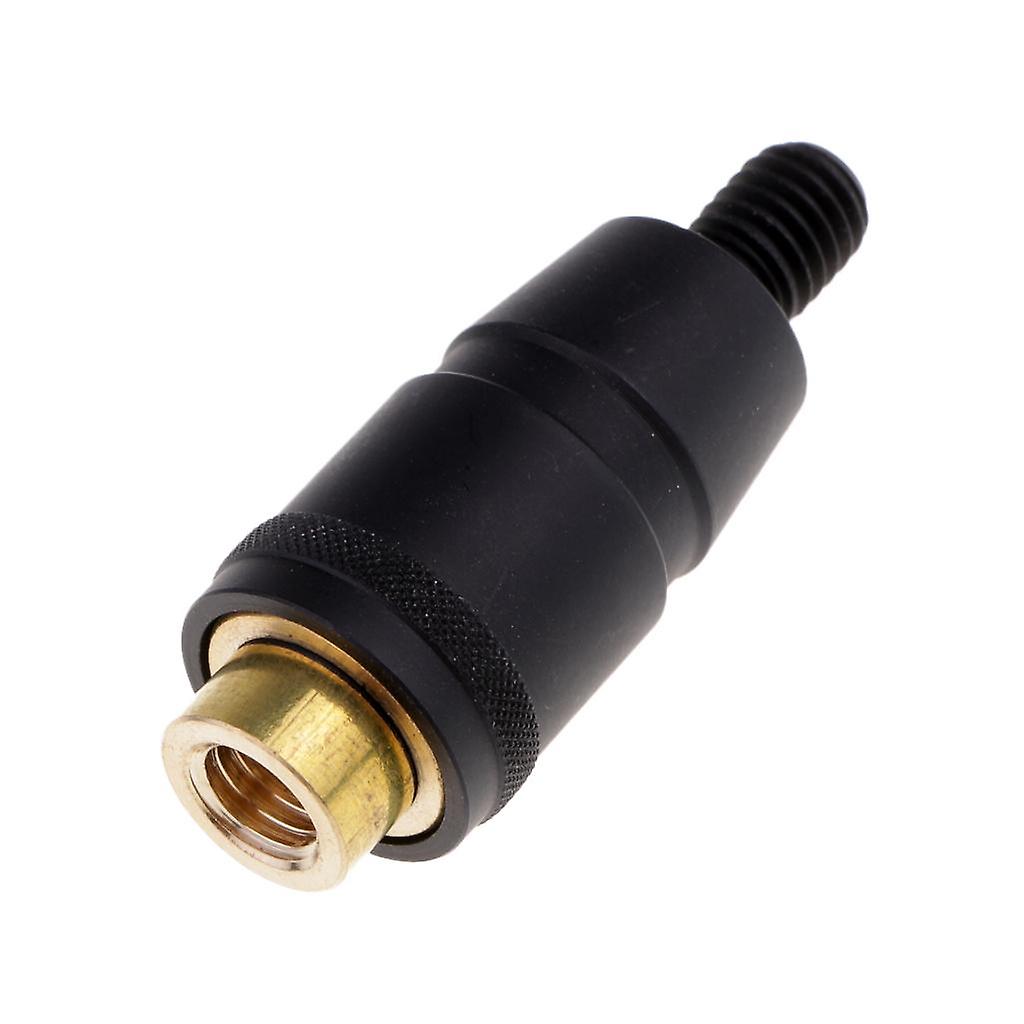 Fishing Landing Net Connector Head Screw Net Rod Quick Release Adapter Black