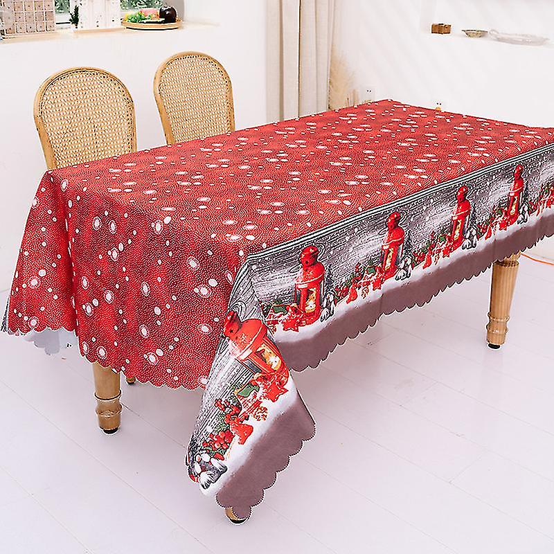 Julduk Varm vacker lättskött bordsduk för middagar