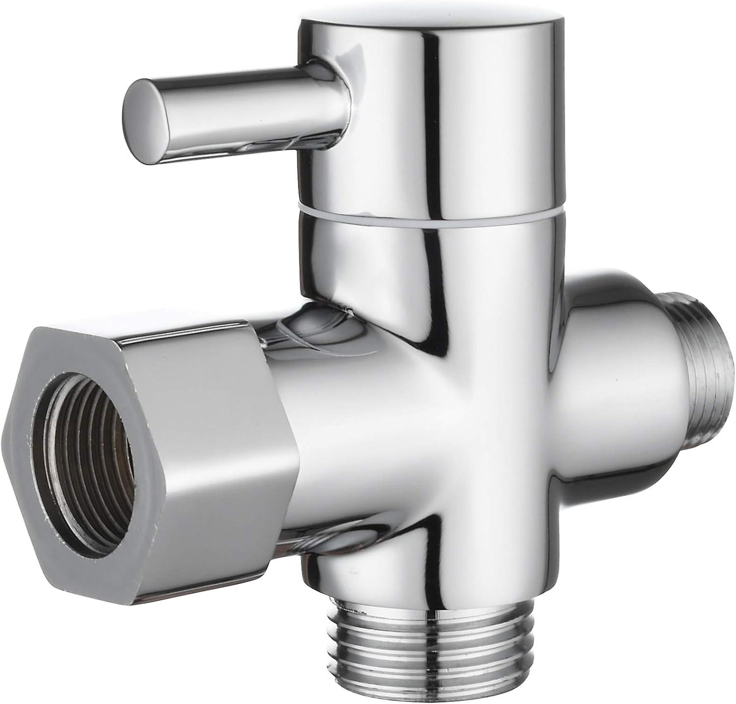 Solid Brass Three Way Valve Adapter