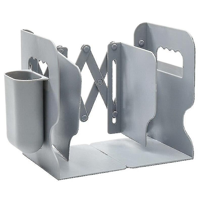 Retractable Bookends For Shelves Book Support Stand Adjustable Office