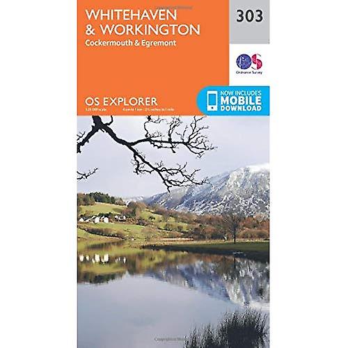 OS Explorer Map (303) Whitehaven and Workington