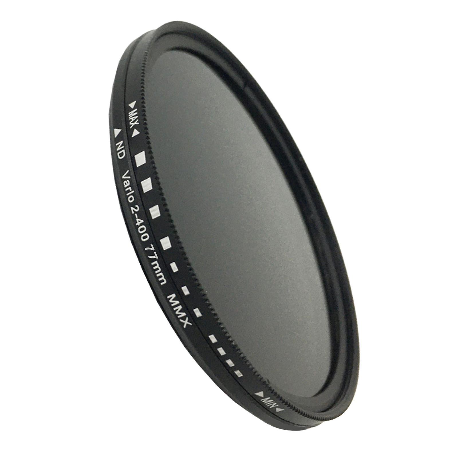 Adjustable ND2 to ND400 Neutral Density Filter Slim Fader for Camera 77mm Neutral Density