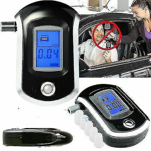Breath Alcohol Tester Breathalyzer Alcohol Detector Digital Lcd