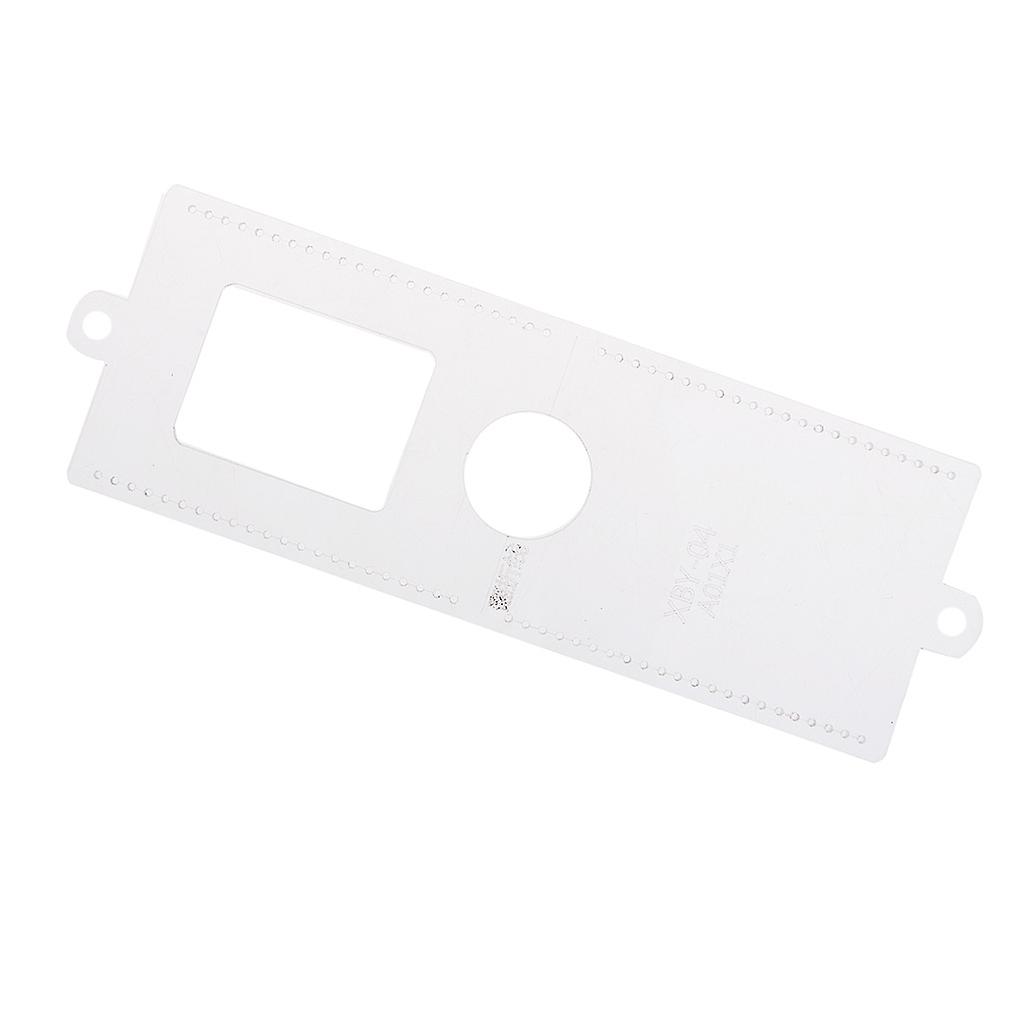 1pc Acrylic Card Bag Holder Pattern Stencil Template Set Leather Craft Tool