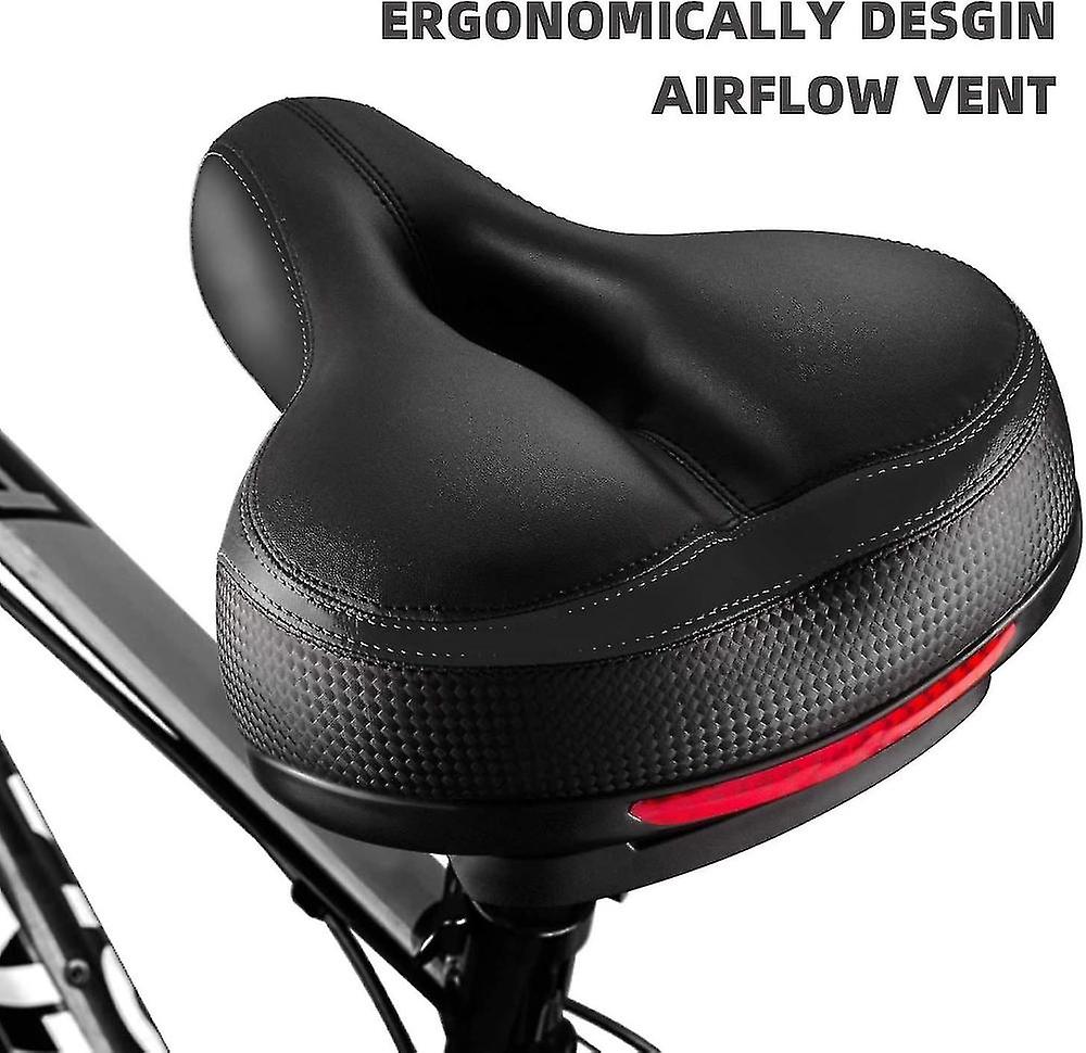 Fancyes Ergonomic Bike Saddle - Padded Memory Foam Seat For BMX & MTB, Shock Absorbing & Comfortable (Snake Head Design)
