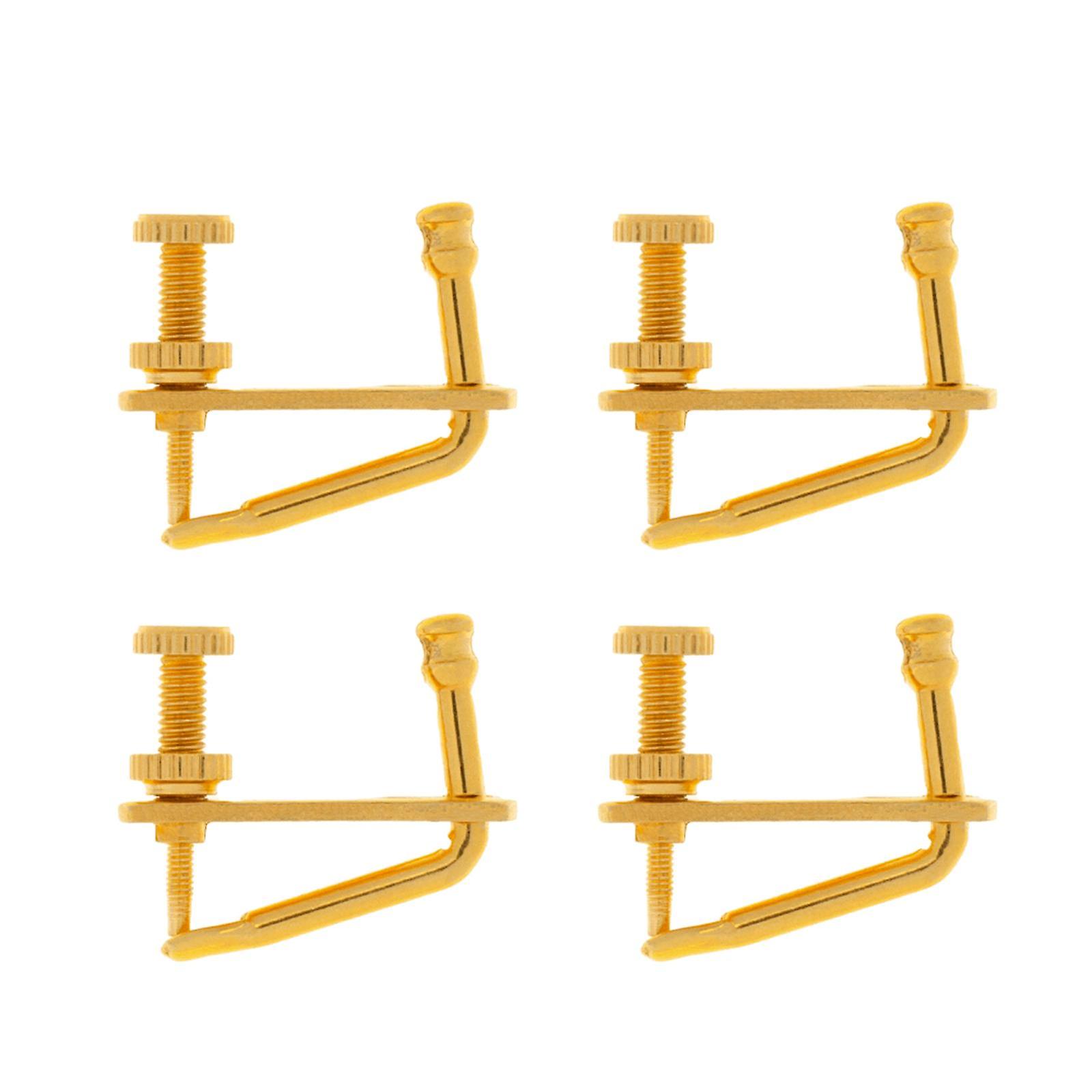 For 3/4 - 4/4 Violin Golden Plated Violin String Tuner Fine Tuner Adjuster