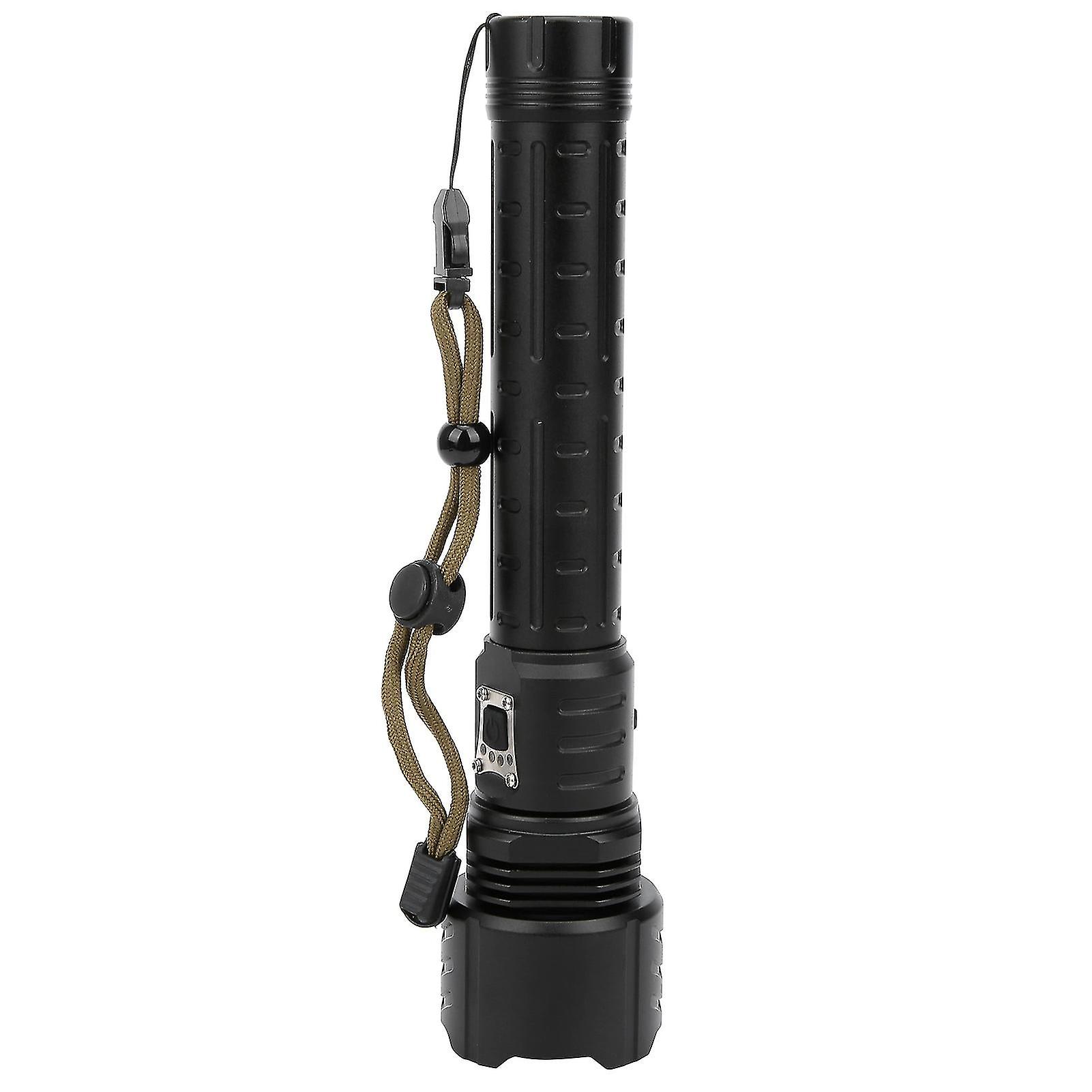 Xhp90 Zoom Input Output Power Display Flashlight Outdoor Strong Brightness Torch