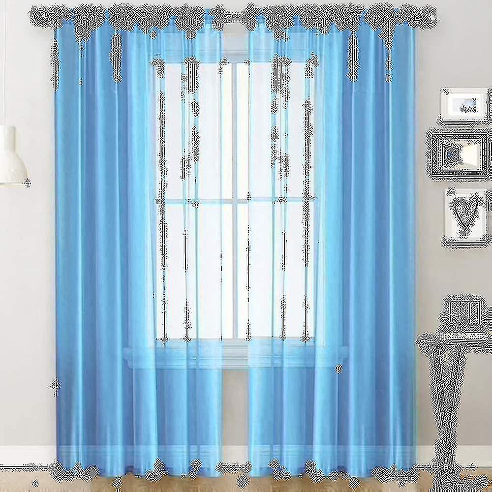 Voile Curtains With Ruffles In Linen Optics Transparent