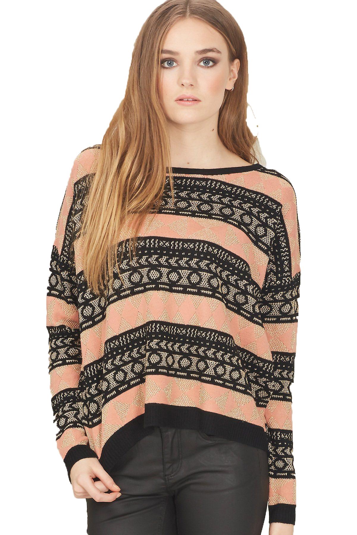 Sugarhill Boutique Black Aztec Jumper