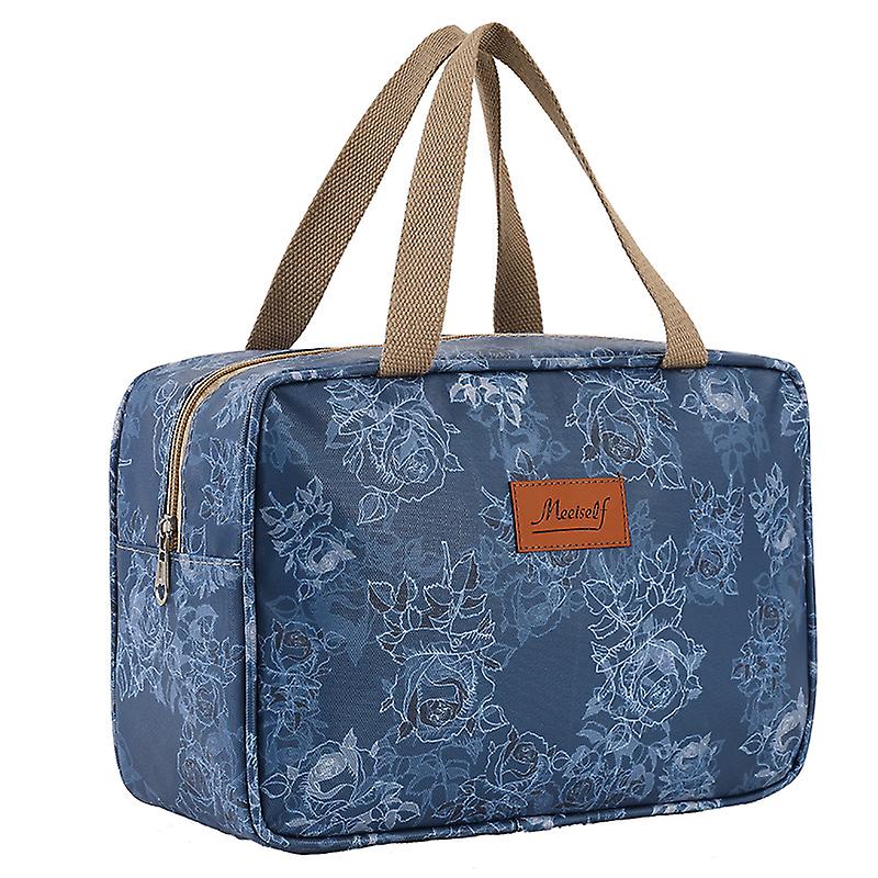 1pc New Portable Toiletry Bag Travel Large Capacity Portable Storage Bag Waterproof Bath Bag