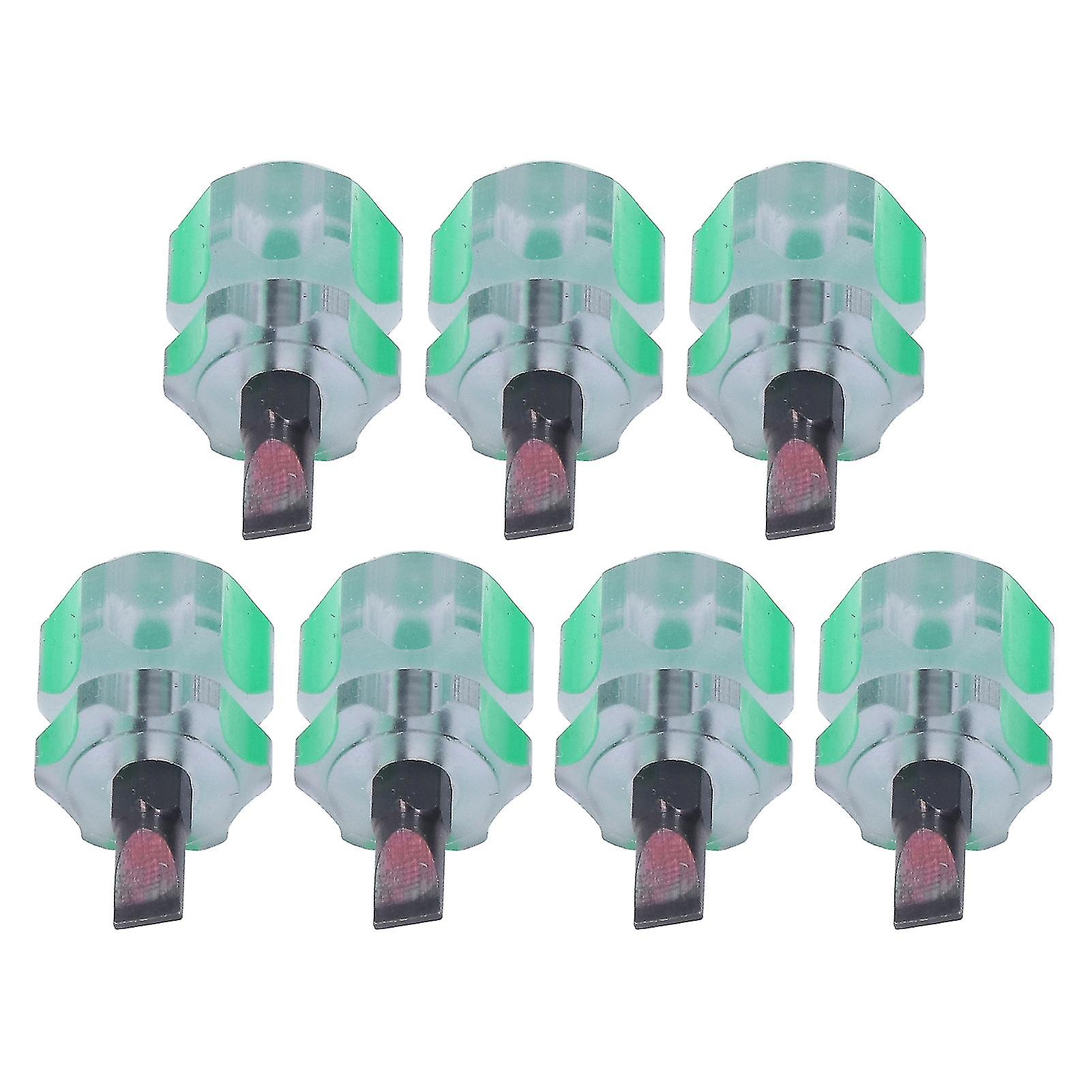 7pcs Stubby Flathead Screwdriver Multifunction Dedicated Sewing Machine Stubby Screwdriver with Ergonomic Nonslip Handle 