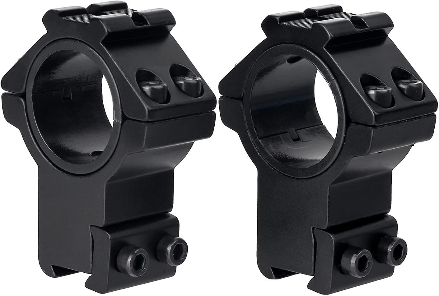 High Profile 1" Scope Mount Rings - 30Mm/25.4Mm Scope Mount Adapter Picatinny Rail (11Mm)