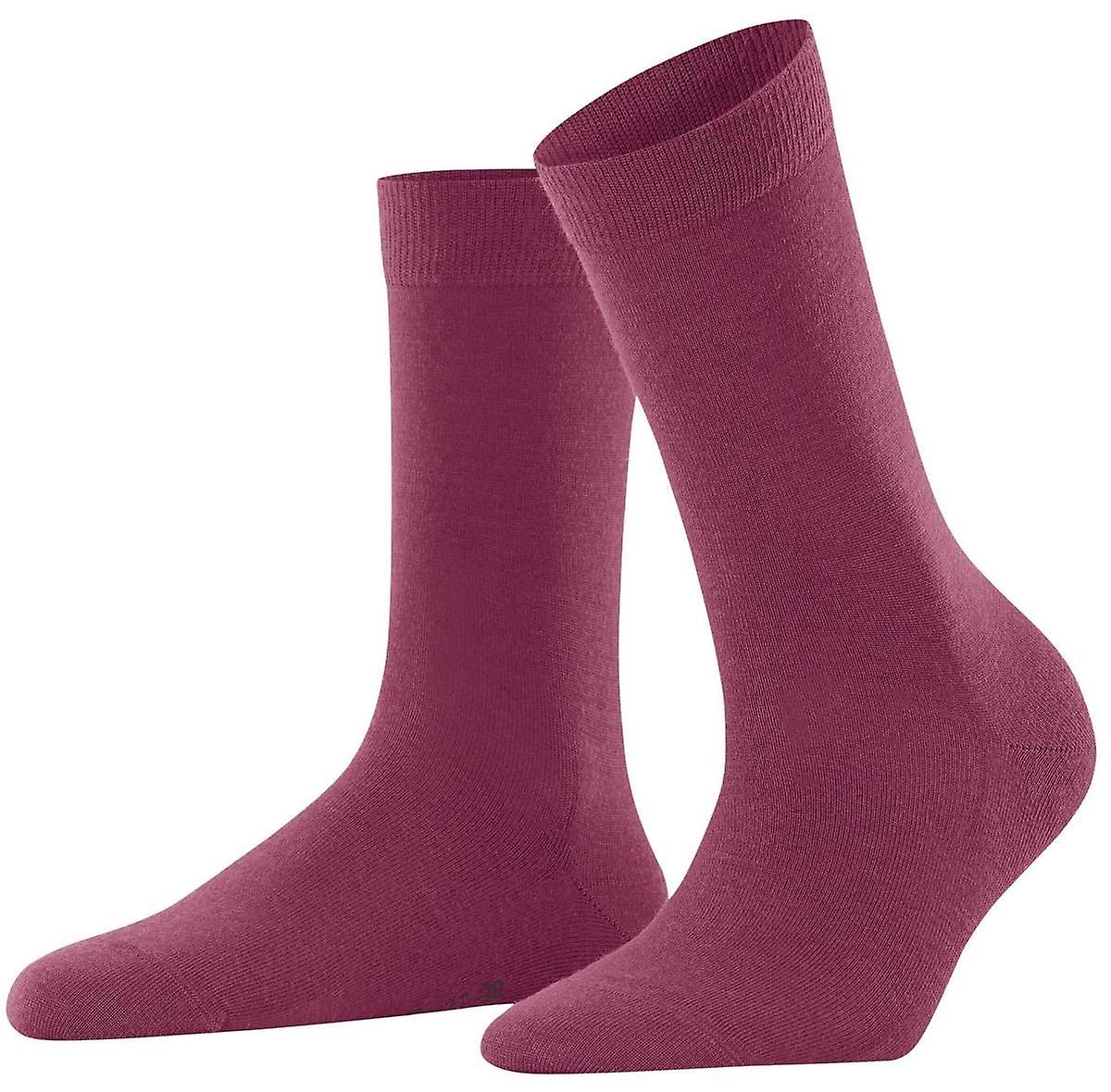 Falke Softmerino Socks - Red Plum