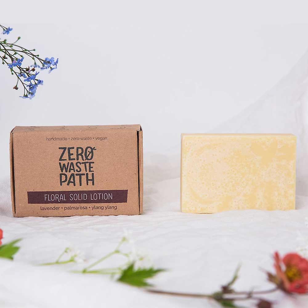 Floral Solid Moisturiser Bar - Lavender, Palmarosa & Ylang Ylang