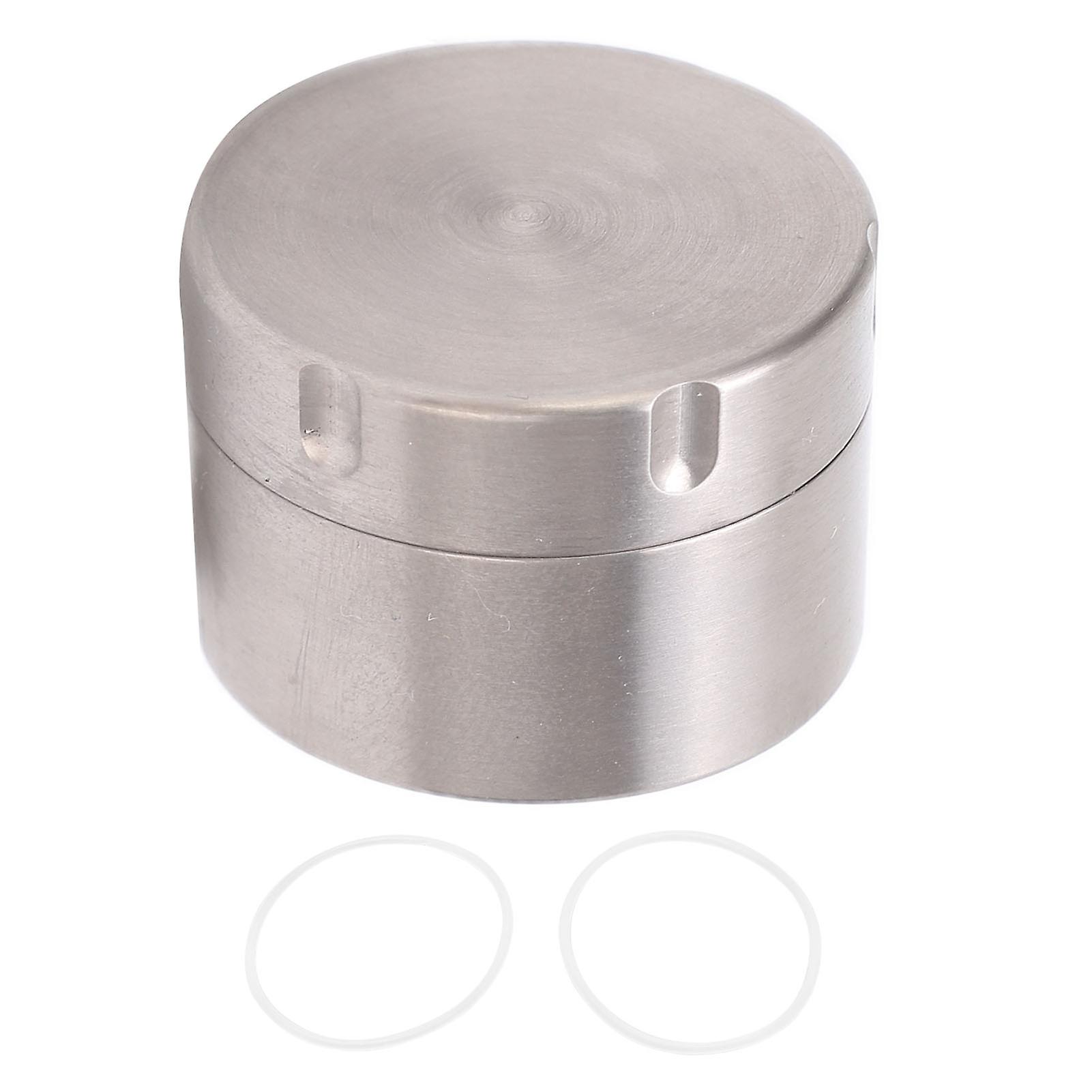 Compact Titanium Airtight Storage Tin for Tea, Medicine & Candles