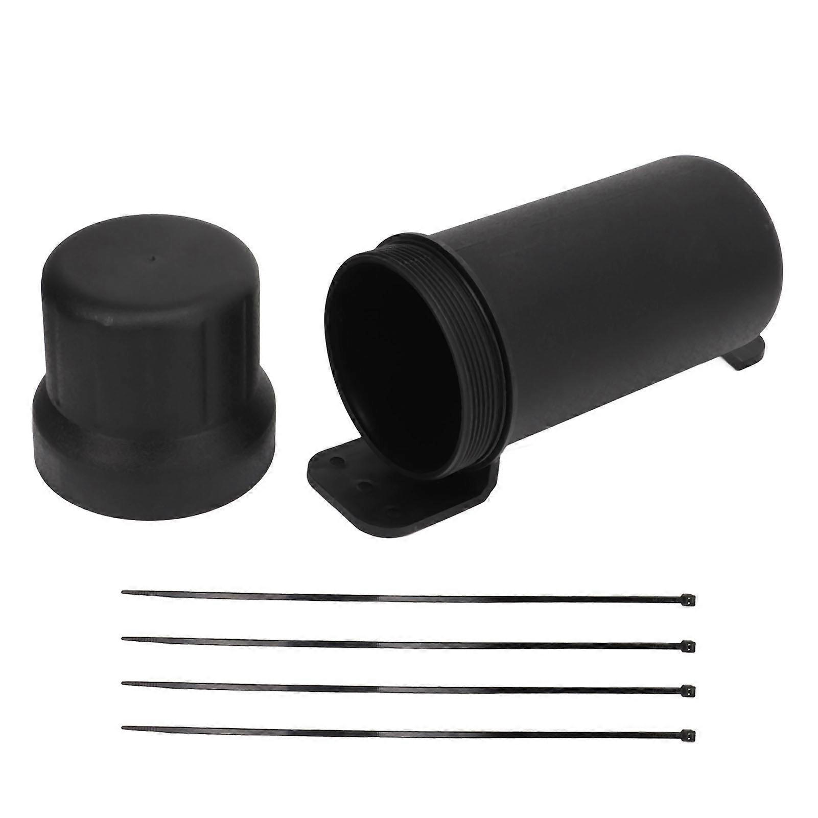 Waterproof tool tube for motorcycle with rolling tapes 125mm