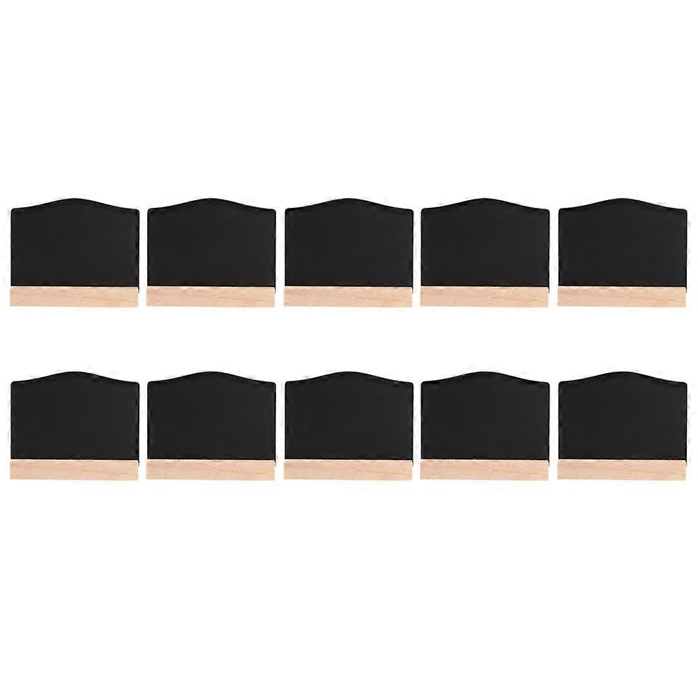 10Pcs/Set Christmas Decorative Mini Display Blackboard Ornament for Home Party Bar Decor
