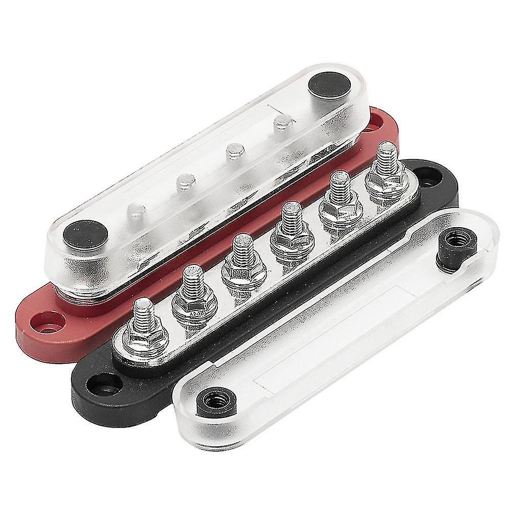 Car Terminal Block Negative Bus Bar 12v Power Distribution Block M6 Terminal Bus