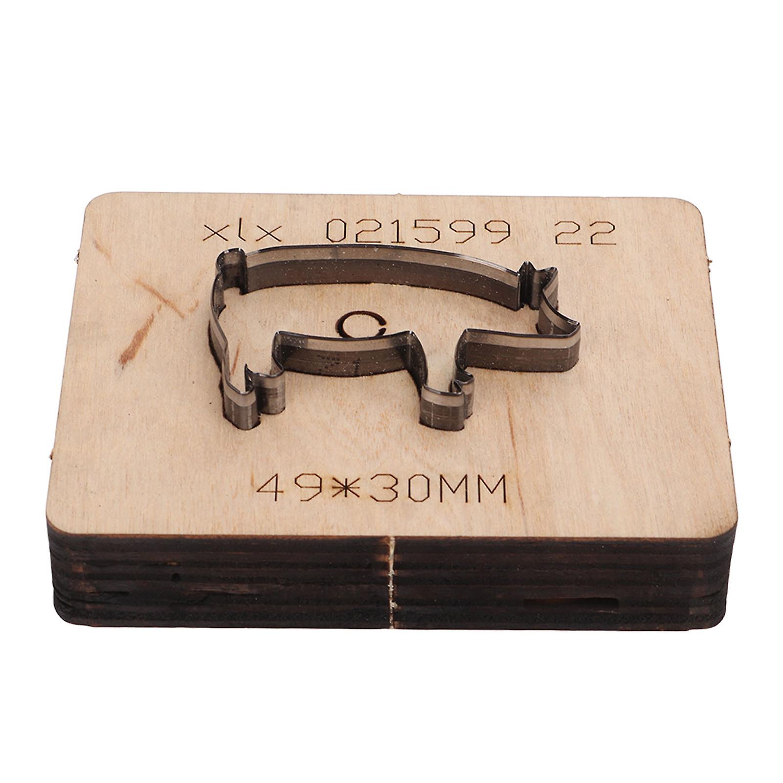 خنزير شكل الجلود اللكم يموت ، شفرة قطع يموت والنقش قالب قطع DIY