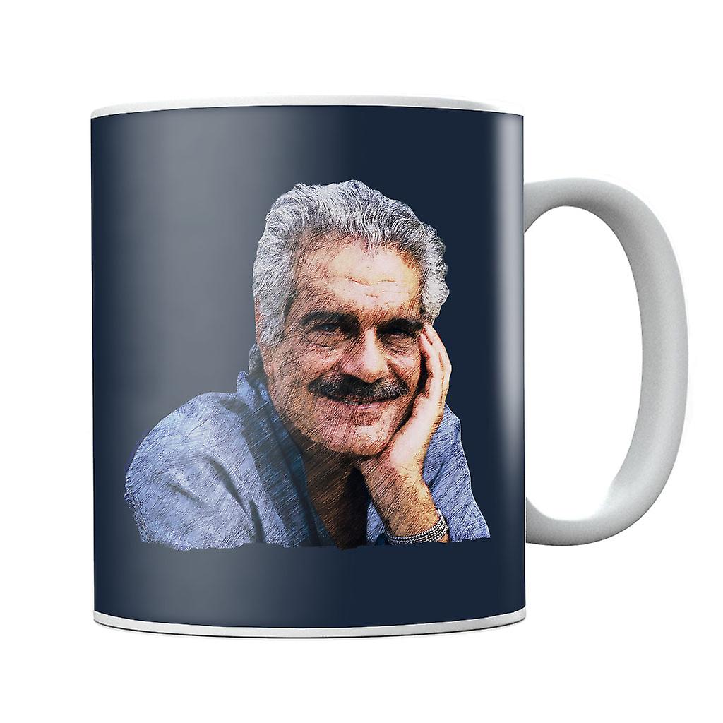 TV Times Actor Omar Sharif 1988 Mug