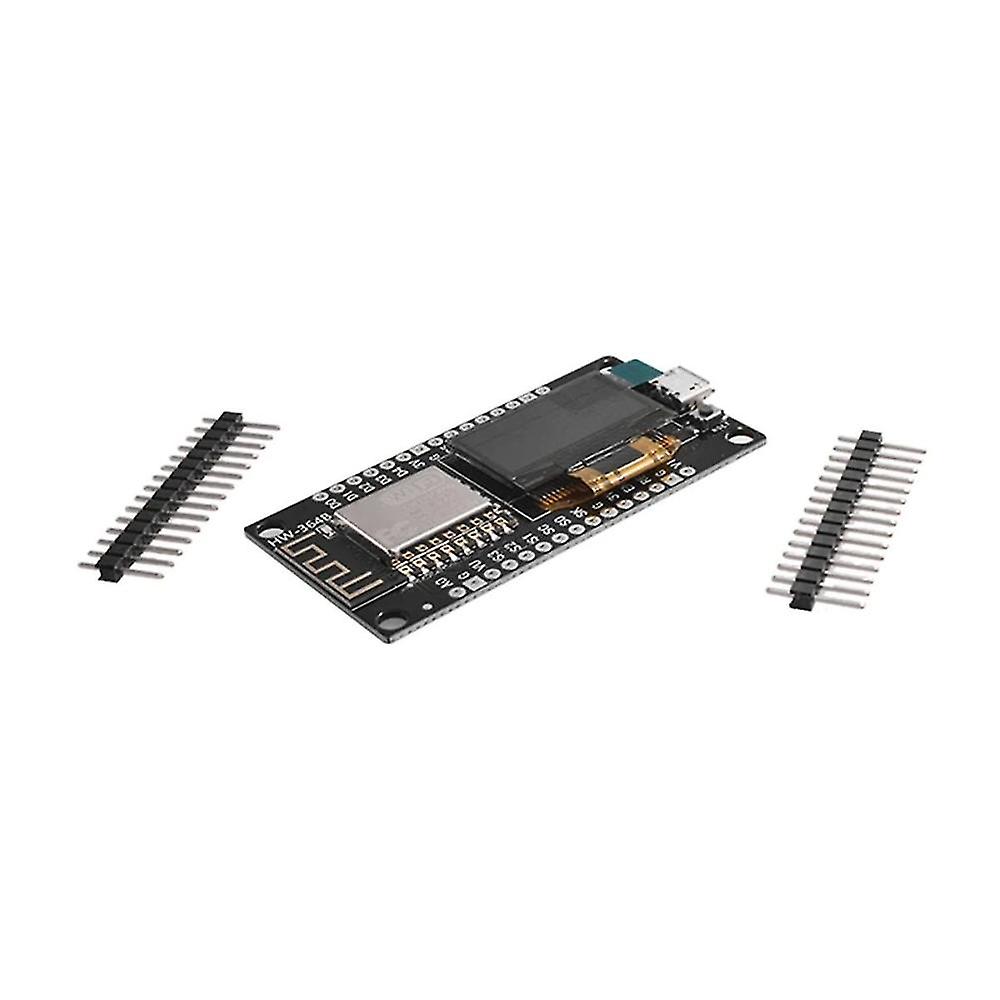 Nodemcu Esp8266 Development Board Serial Wifi Module Ch340g With 0.96 Oled Screen For /micropython Esp8266(b)