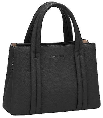David Jones Medium Square Grab Handbag - Black