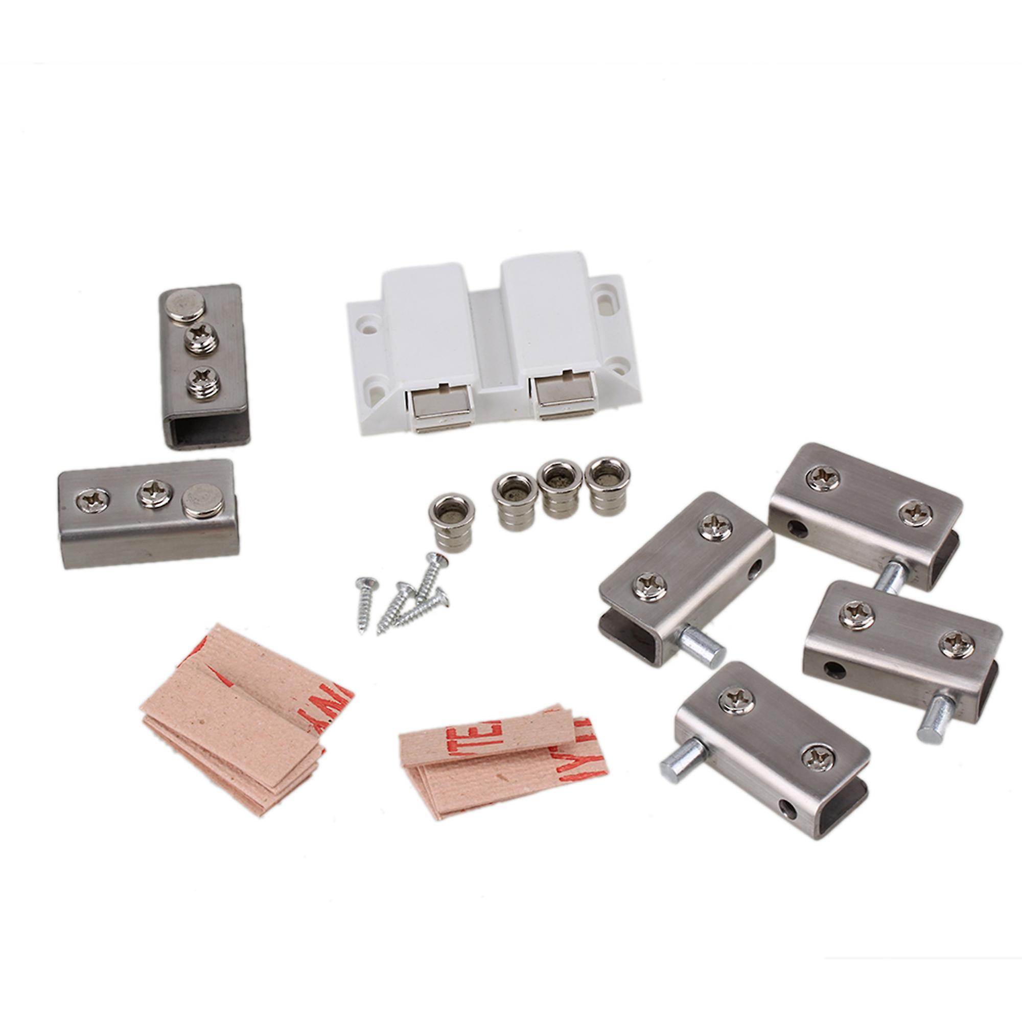 Pair Double Door Set Glass Door Pivot Hinge Set Door Strike