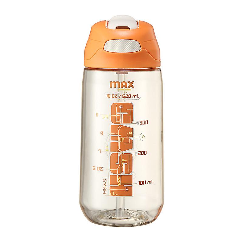 Kids Water Drinking Bottle Cute For Child Ppsu Portable With Scale Direct Drink Cup With Straw
