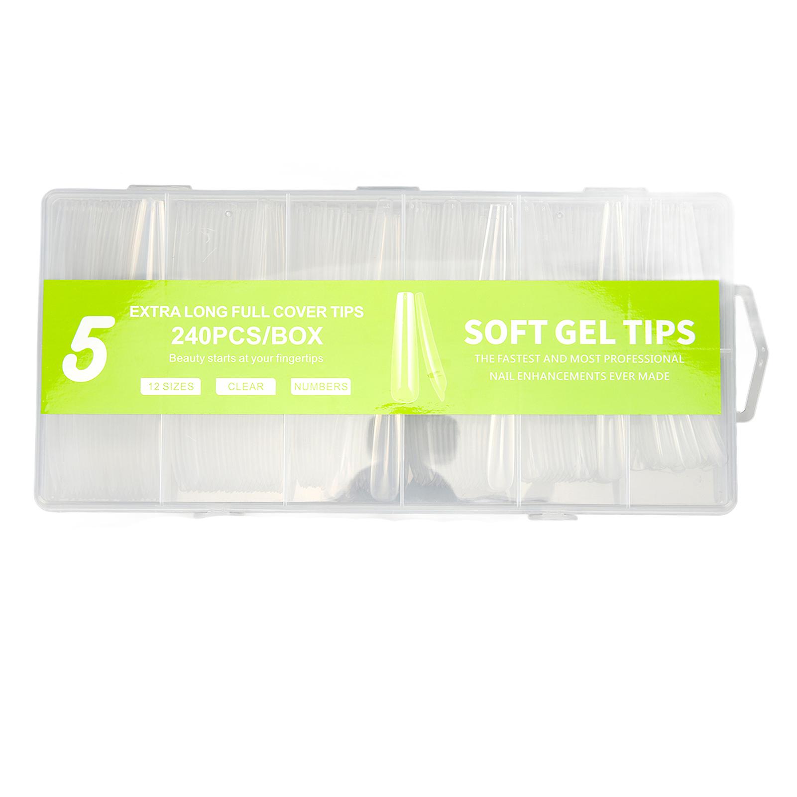 Full Cover Nail Tips, False Nails for Manicure