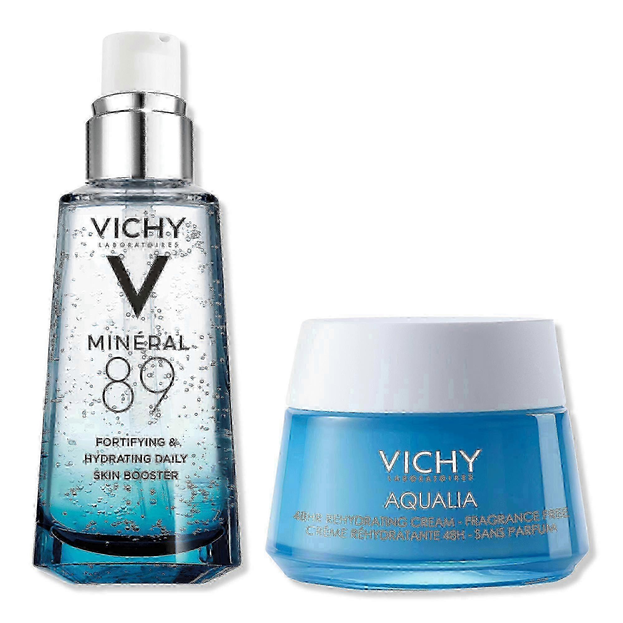 Vichy 强效保湿套装，含透明质酸面部精华液和保湿霜