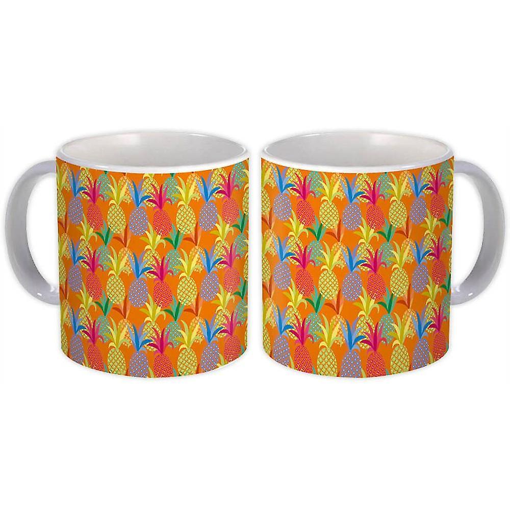 Gift Mug: Colorful Pineapple Tropical