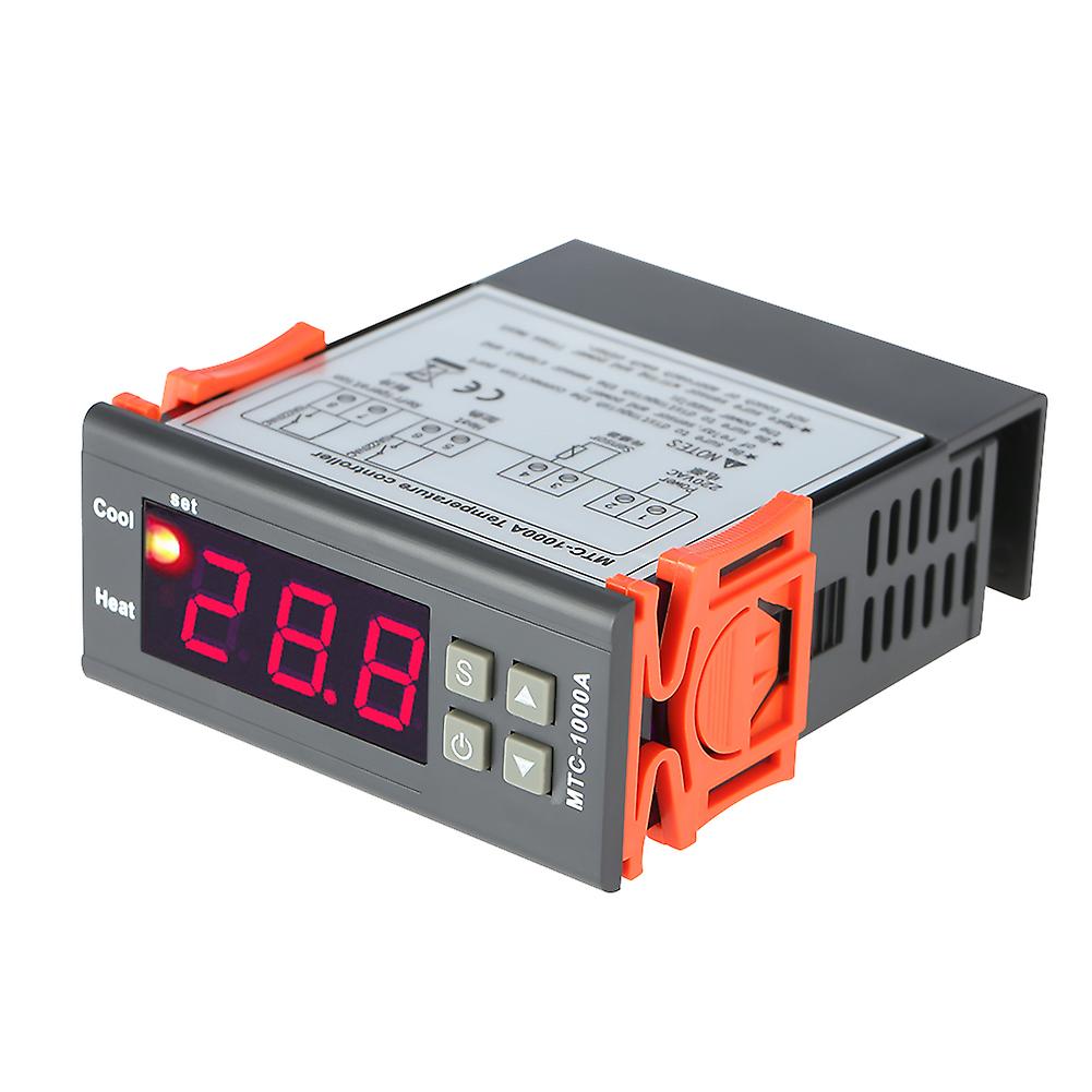 Digital MTC-1000A All-Purpose Temperature Controller Thermostat with NTC Sensor AC 220V