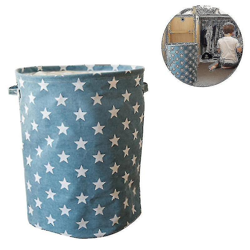 Foldable Laundry Basket,waterproof,round Household Laundry Box