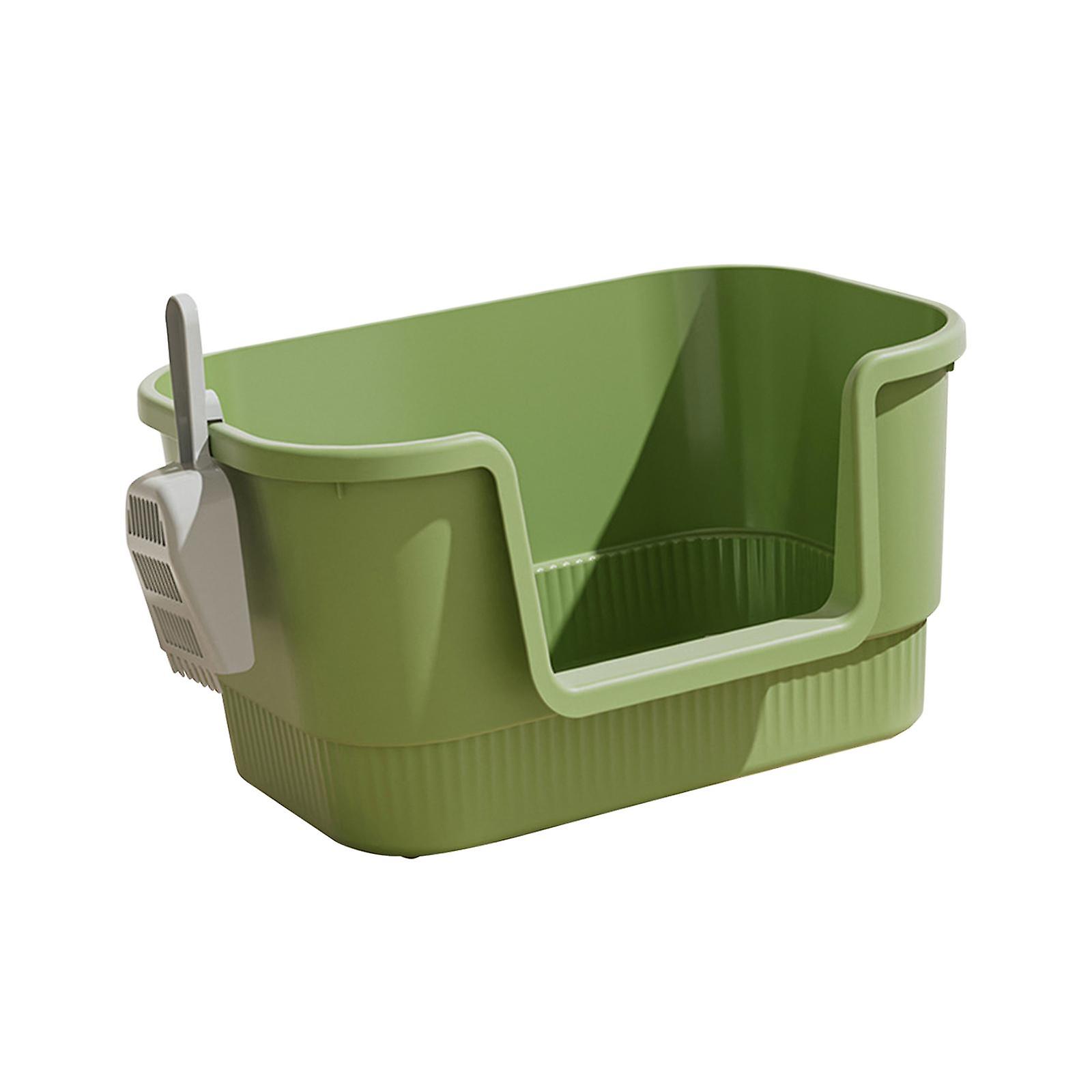 Open Litter Box Portable Cat Toilet Sand Box for for All Kinds of Cat Litter