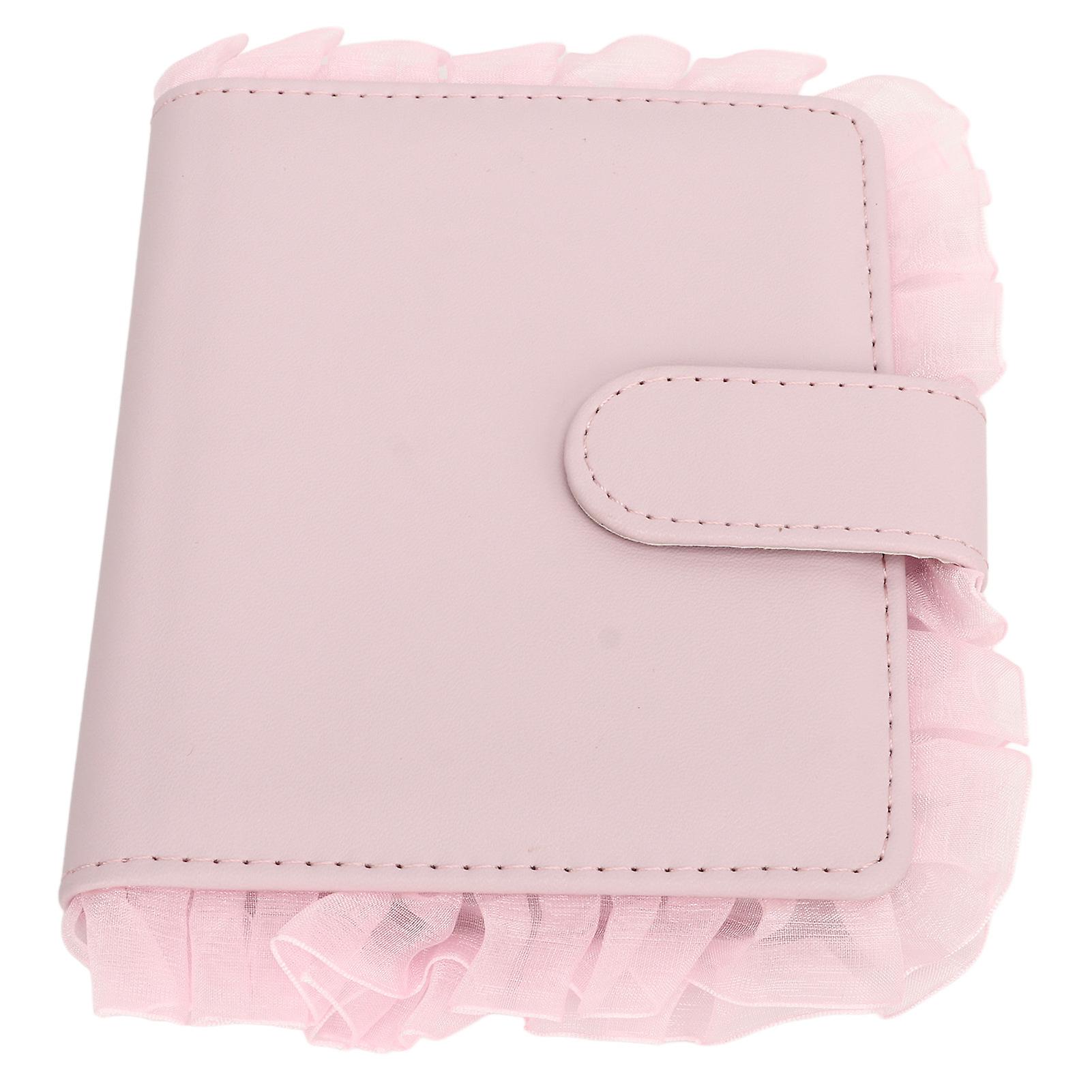 Mini Film Photo Album Book 64 Pockets Universal for Polaroid Mini12 11 9 8 Instant Camera 3in Picture Name Card Holder Pink