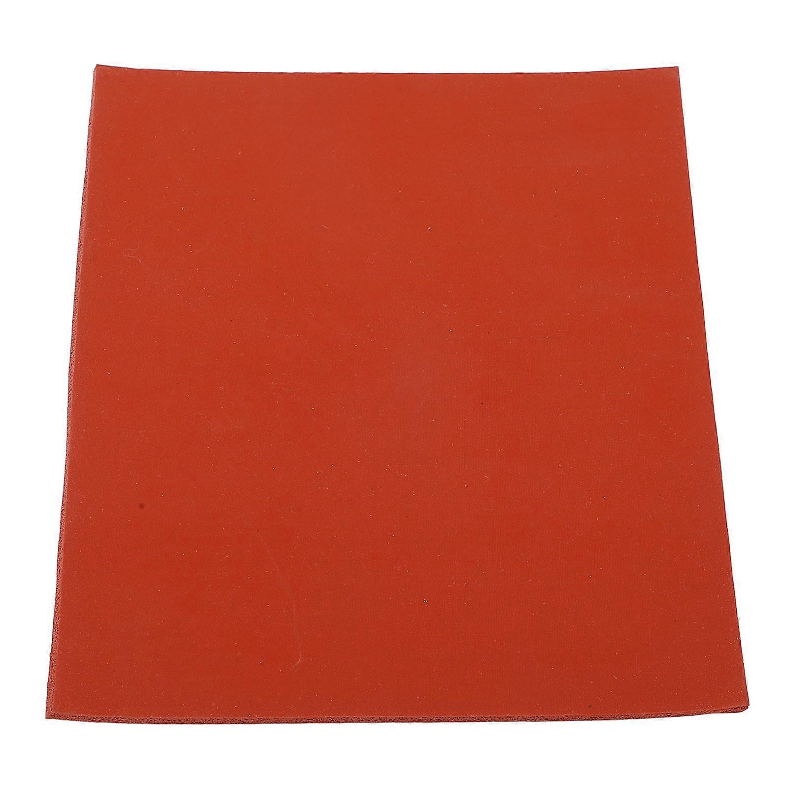 3PCS Silicone Sheet Red Heat Resistant Anti Slip Flexible Colorfast Protective Casting Molds Mat for Table