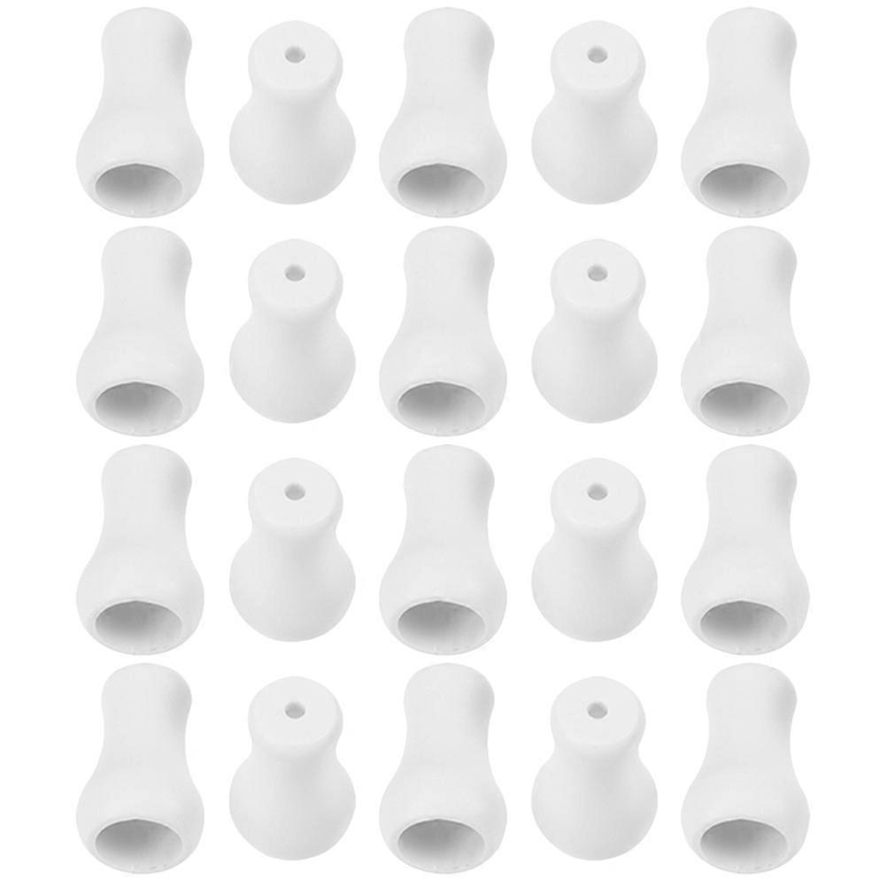 20pcs Blind Pull Cord Knobs Plastic Replacement Pull Ends for Roman Shades Curtain