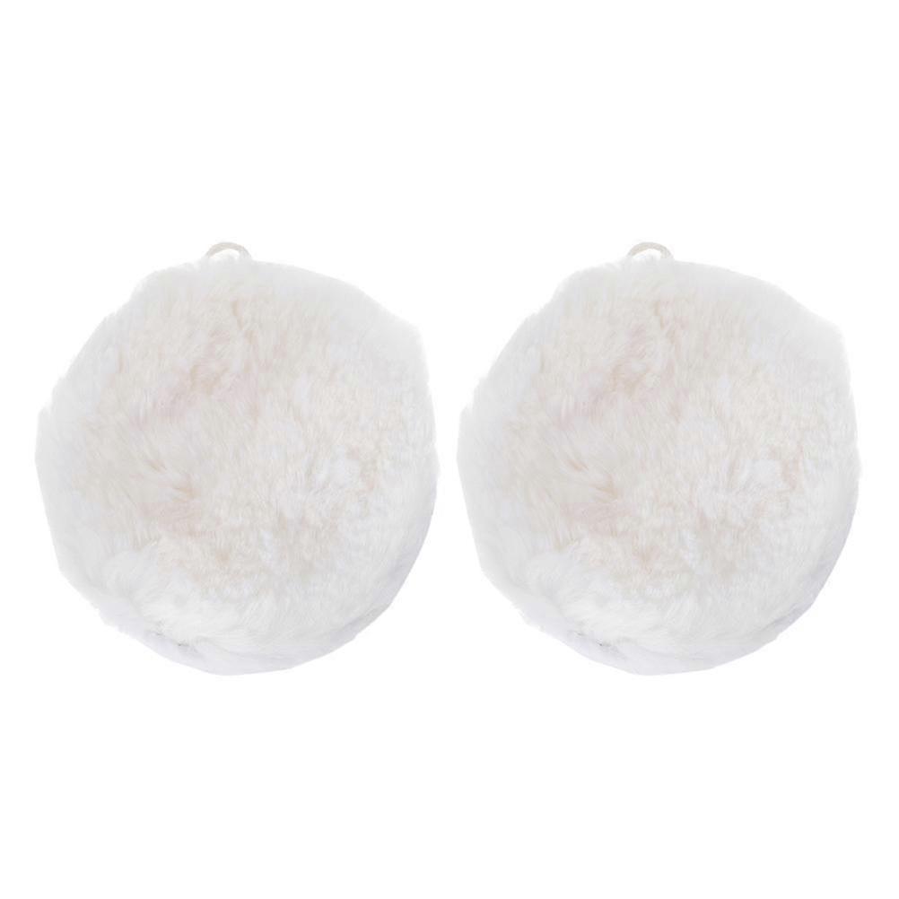 2pcs Polishing Wheel 6 Inch Wool Buffing Pad Surface Conditioning Tool