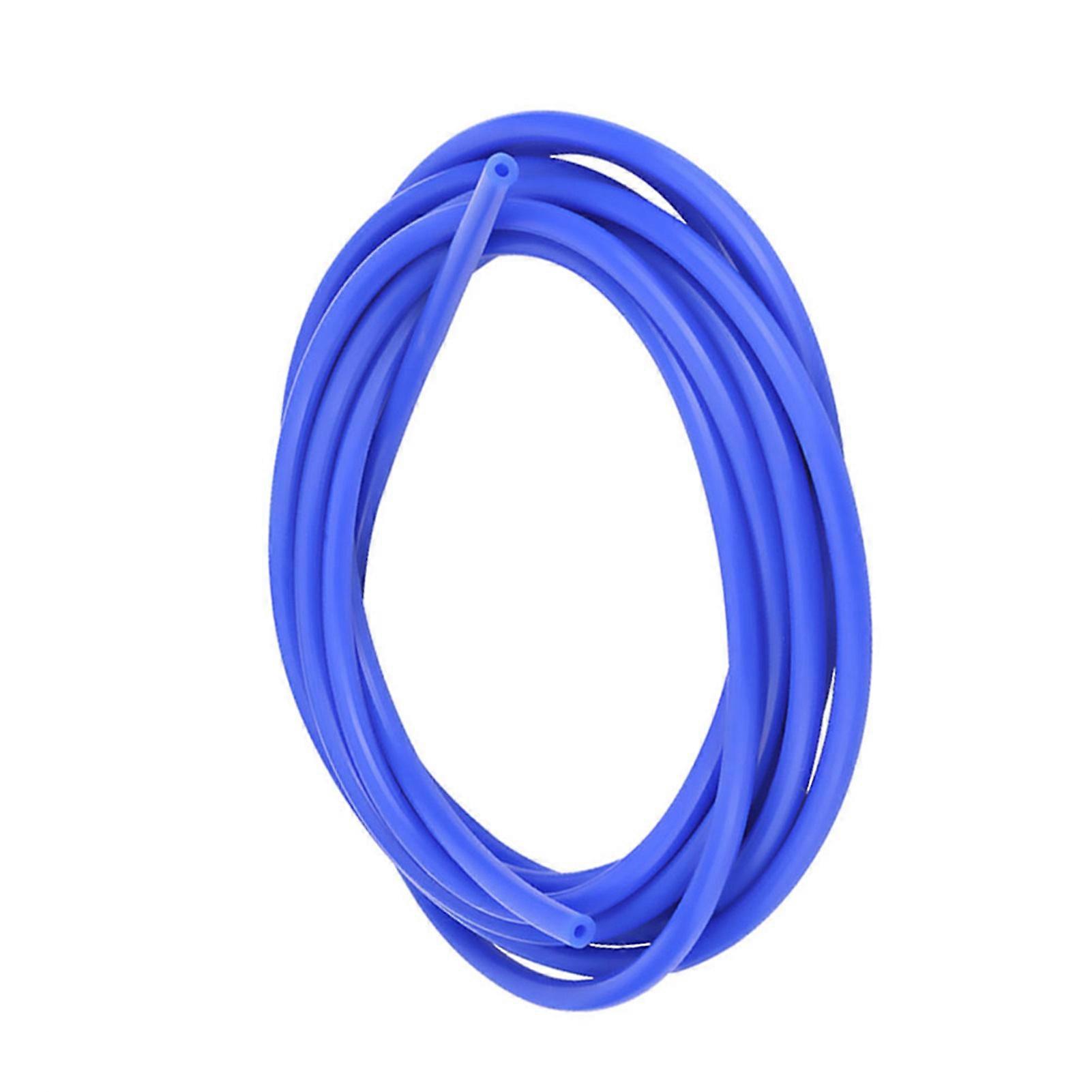 Car Truck Engine 5 Meters 16.4ft Blue 3mm Silicone Vacuum Tube Hose Tubing Pipe
