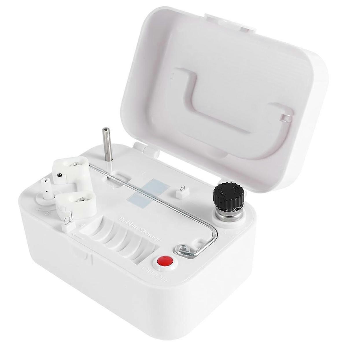 Electric Bobbin Winder Portable Bobbin Winder with Handle Automatic Bobbin Winder Machine USB/Battery Powered