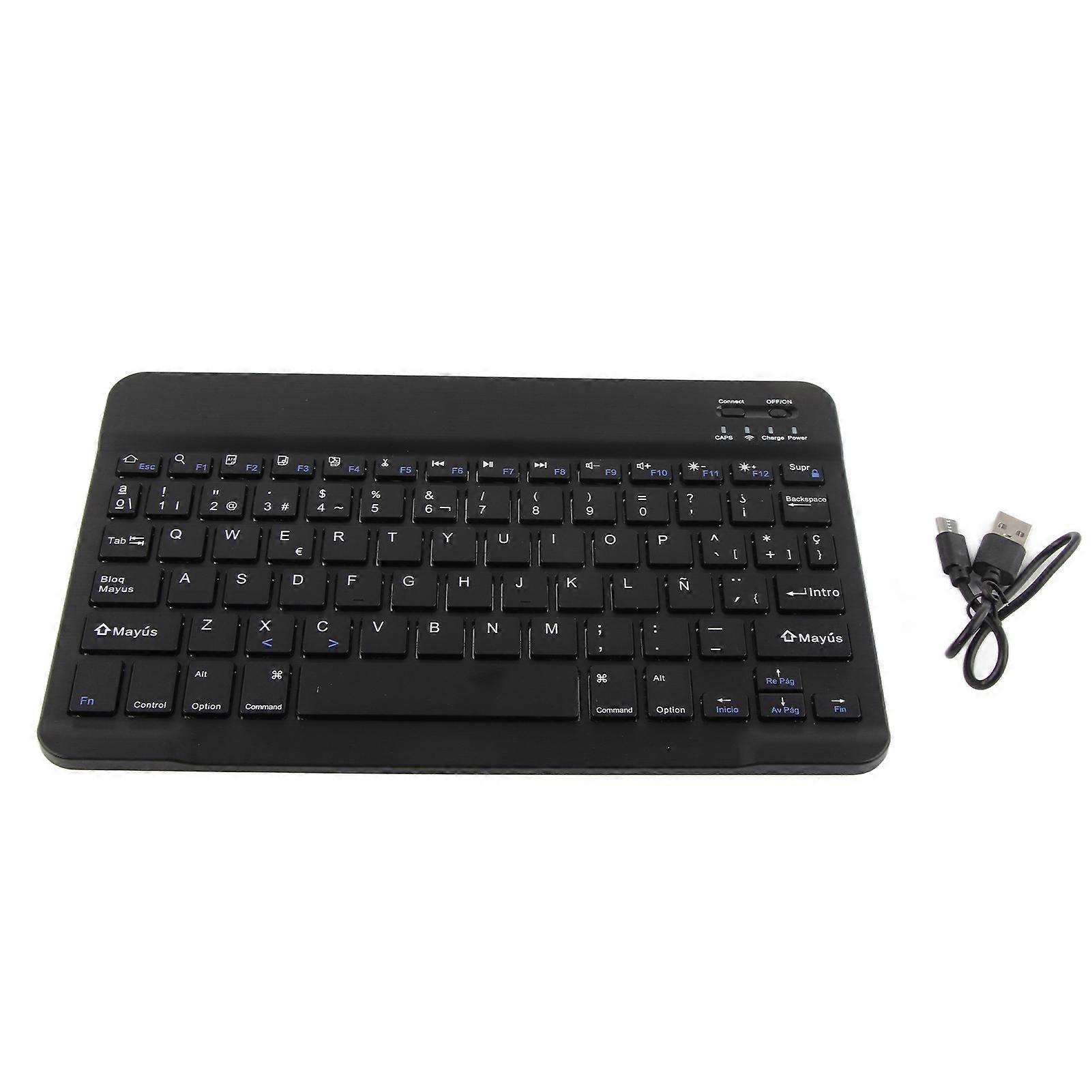 Mini Portable Wireless Bluetooth 3.0 Spanish Keyboard Touchpad for IOS/Android