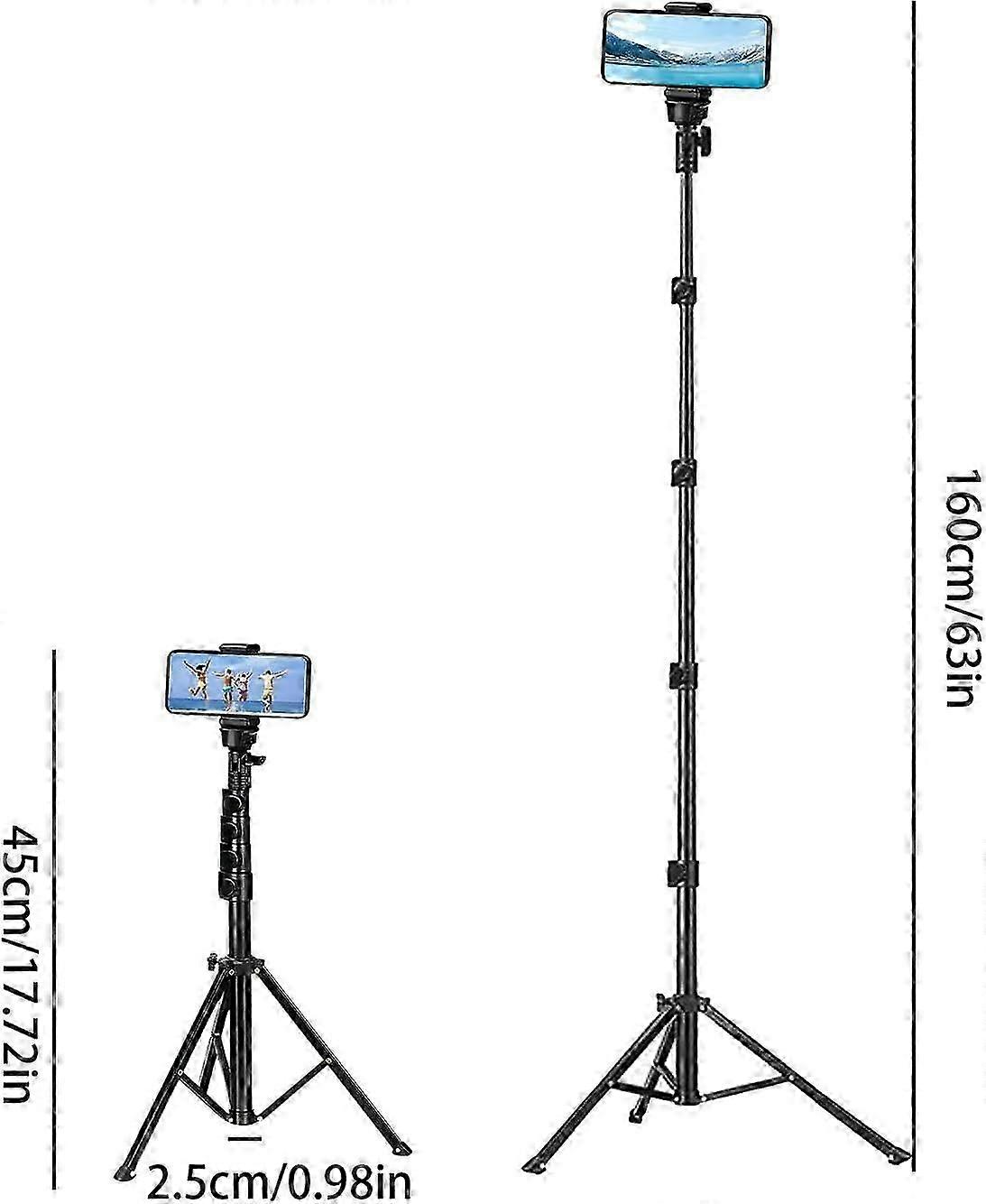 Selfie Stick With Tripod | Extendable Phone Tripod | Wireless Remote Selfie Stick Lightwei