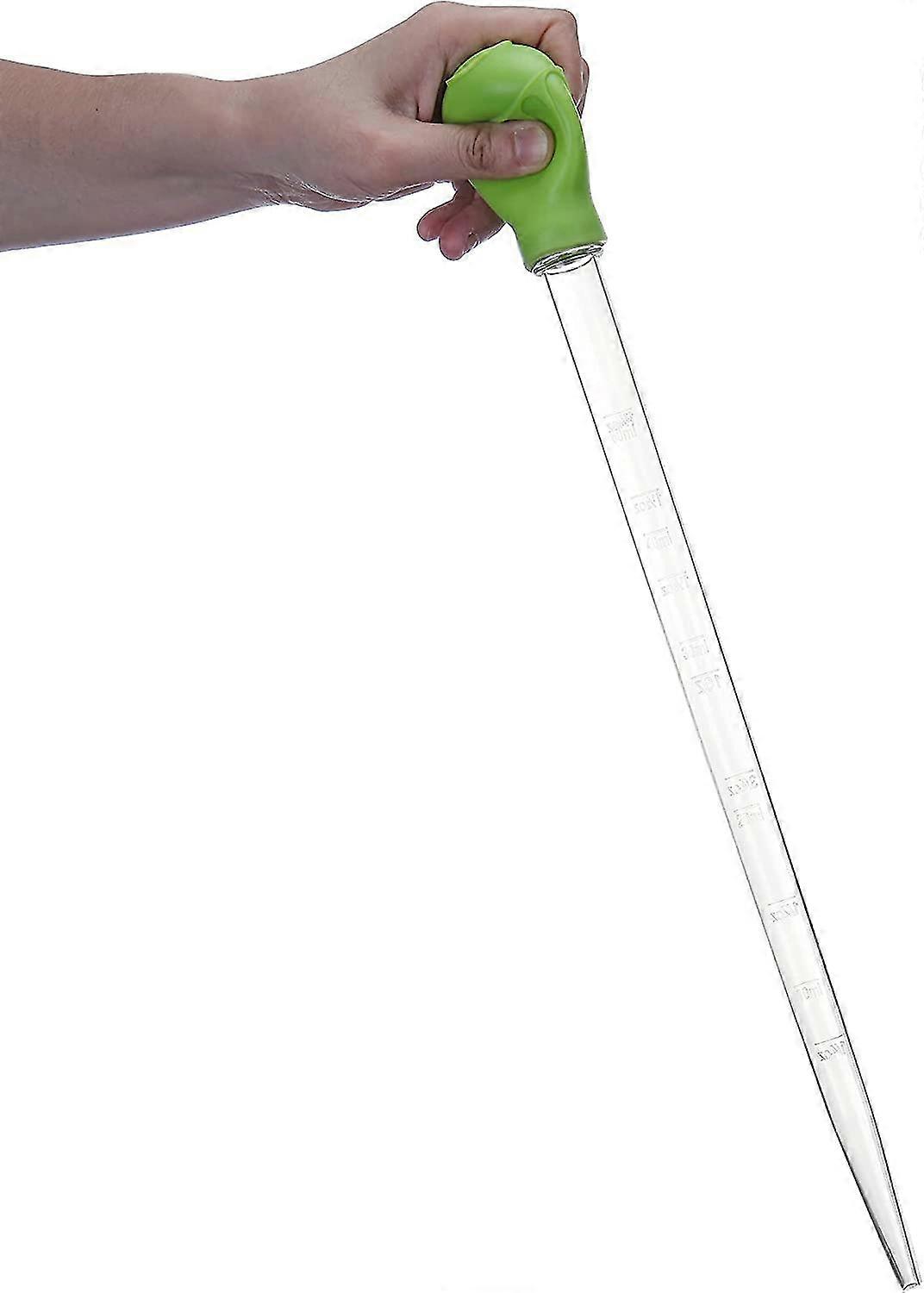Chargeur de corail SPS HPS Feeder avec tube d’extension, pipette compte-gouttes à seringue longue d’aquarium Dinde Baster pour l’alimentation des poissons marins (vert / extensible)