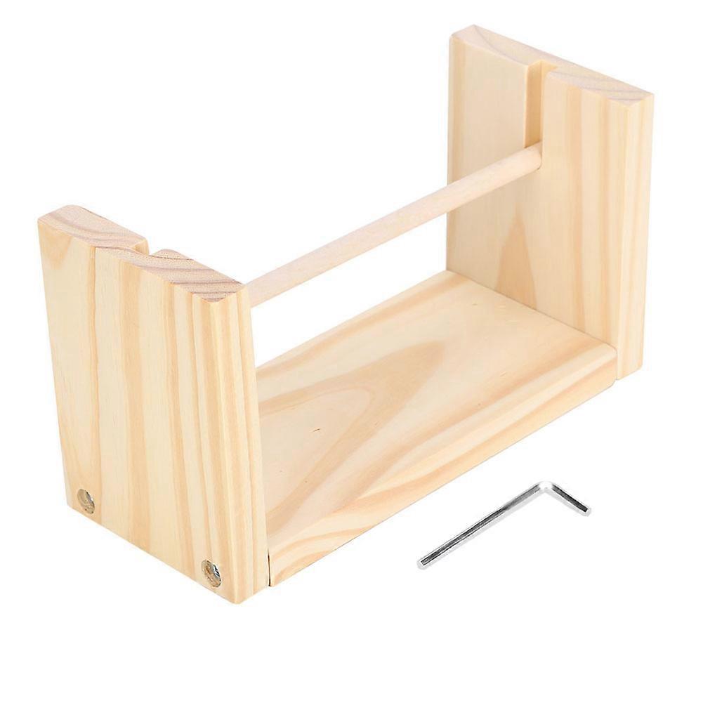 Twine Holder French Handcrafted Wooden Thread Spool Line String Weaving Accessories 24cm