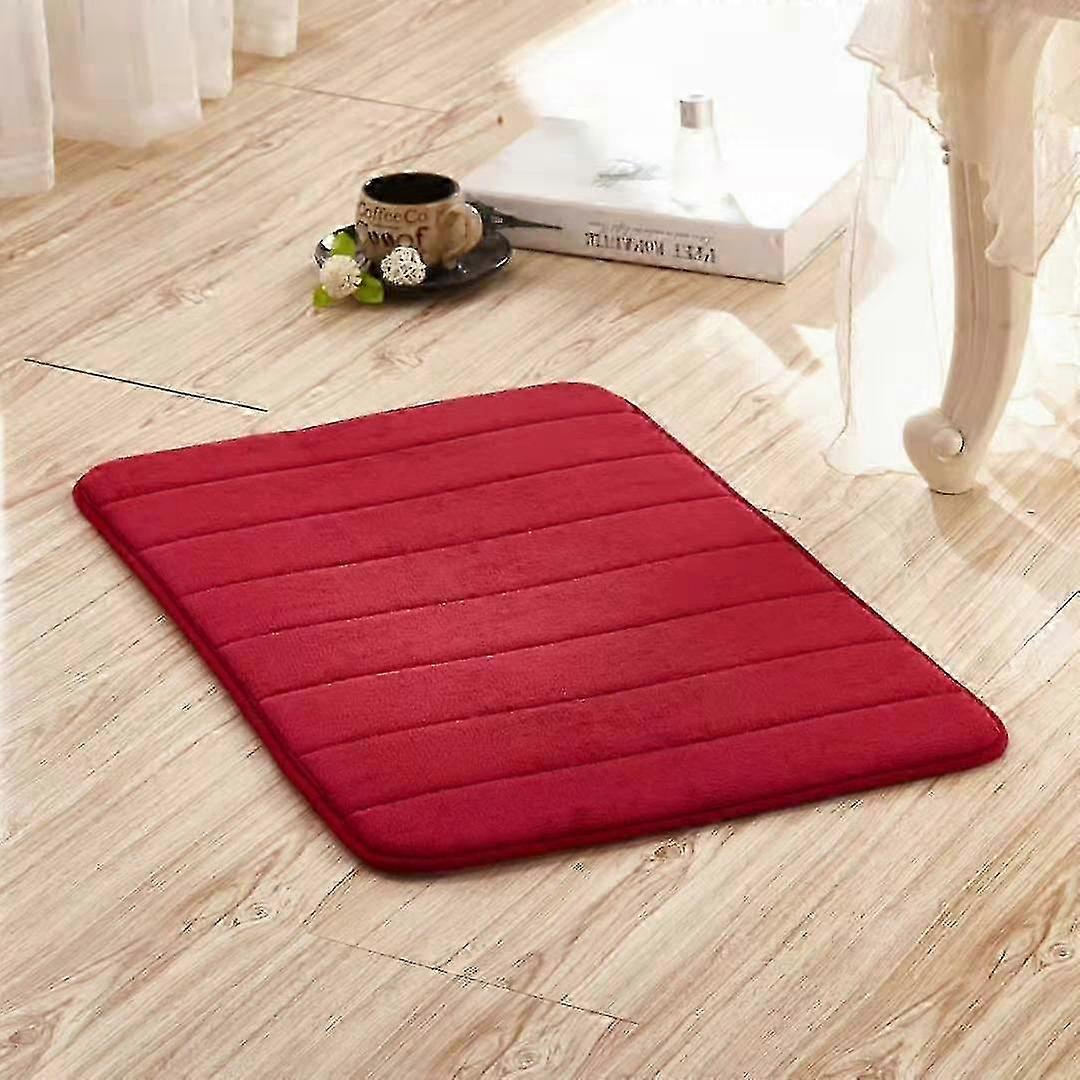 40-60cmwater Absorption Non-slip Memory Foam Absorbent Washable Rug Toilet Floor Mat