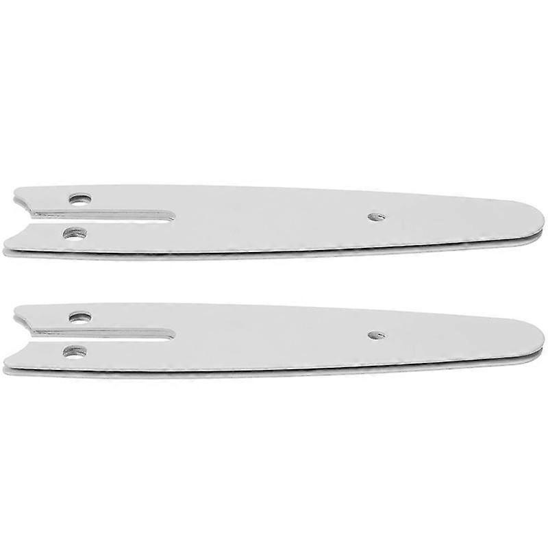 2 peças de placa guia de mini motosserra de 4 polegadas, barra guia de substituição para peças de motosserra elétrica de 4 polegadas