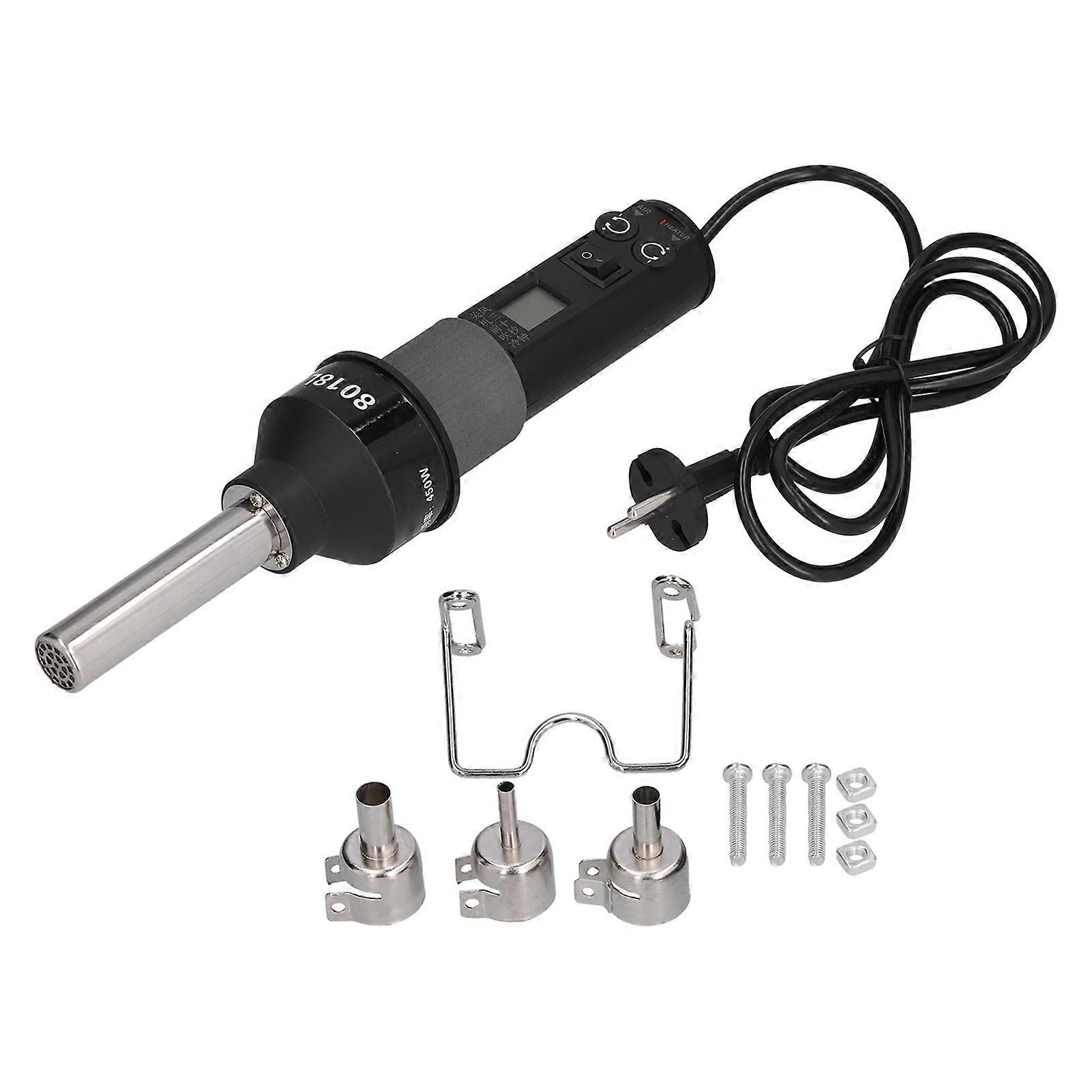 Portable Hot Air Gun Electronic Adjustable Temperature Controlled Heat Guns for WeldingEU Plug 250V YEMAA