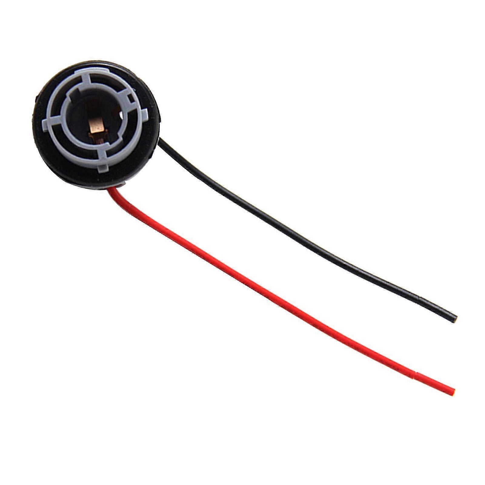 1156 Ba15s Car Plug Metal Base Bulb Socket Lamp Holder Copper Core Wire