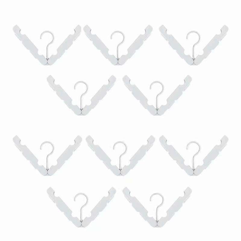 10 pieces of household foldable hanging windproof drying racks (style 1)