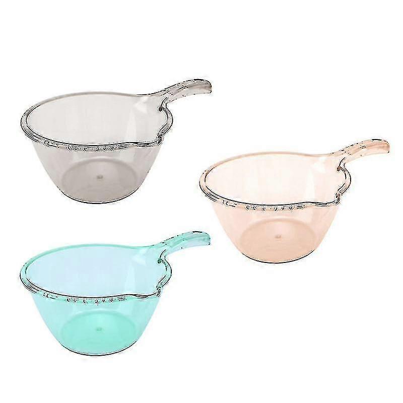 3pcs Transparent Water Ladles Dining Room Water Spoons Simple Water Scoops